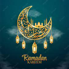 Premium Vector | Ramadan kareem islamic background with calligraphy