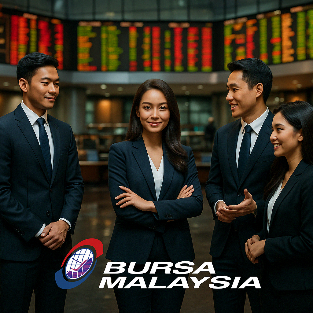 FBM KLCI Tinggi Semasa Akhir Sesi Dagangan Pagi Didorong Saham Perbankan, Telekomunikasi