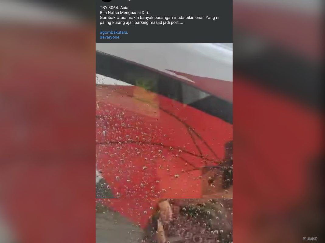 Kantoi ‘beromen’ dalam Axia rupanya kereta pinjam, anak pemilik tampil ...