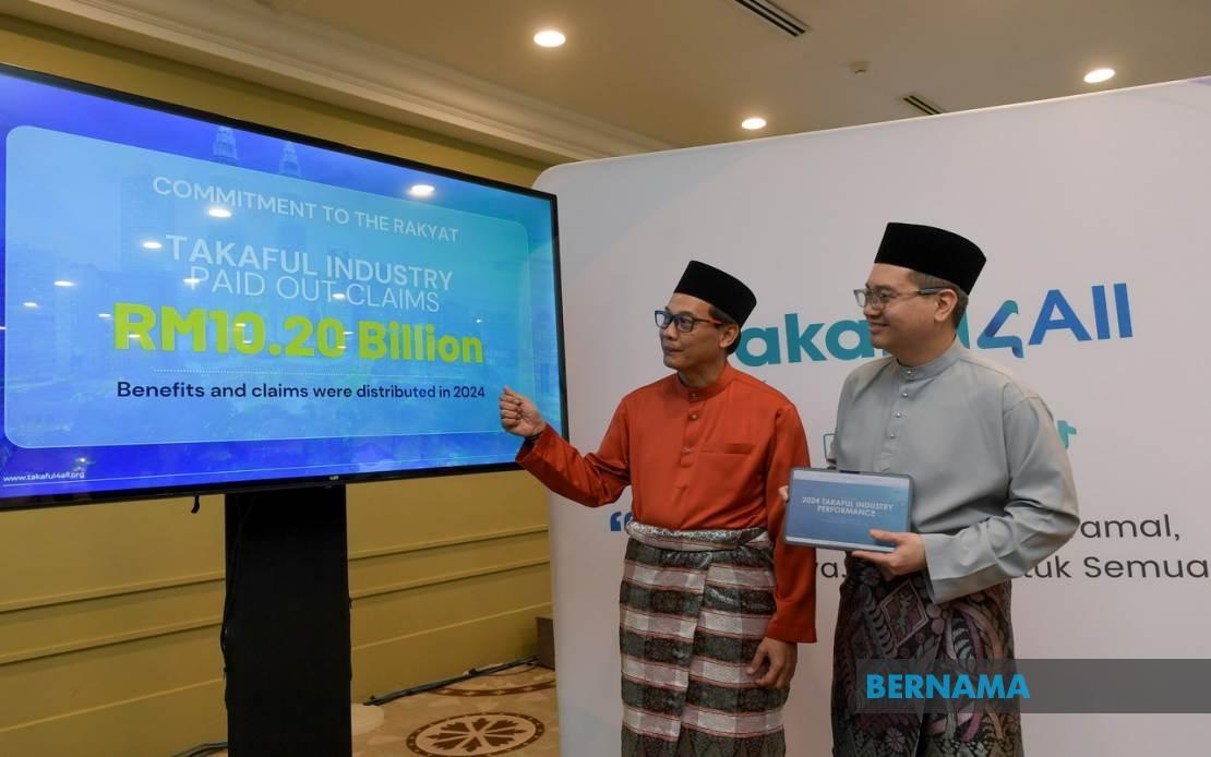 Industri Takaful Agih Manfaat RM10.20 Bilion Pada 2024, Meningkat 16.73 Peratus â MTA