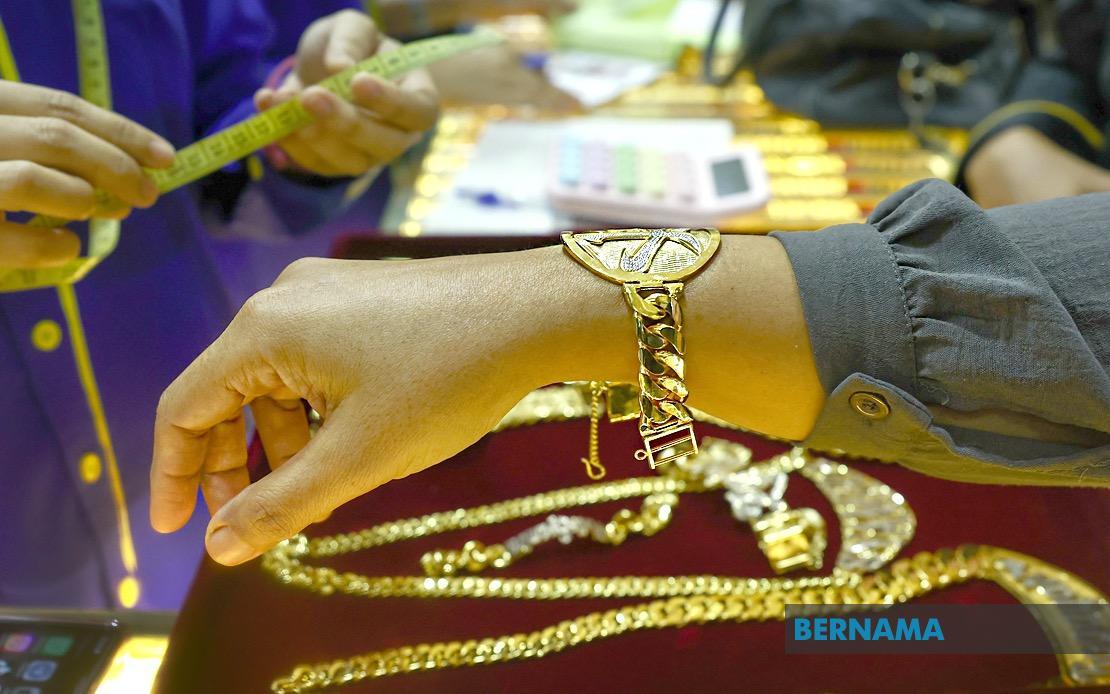 Niaga Hadapan Emas Ditutup Rendah Susulan Ketegangan Dagangan Global