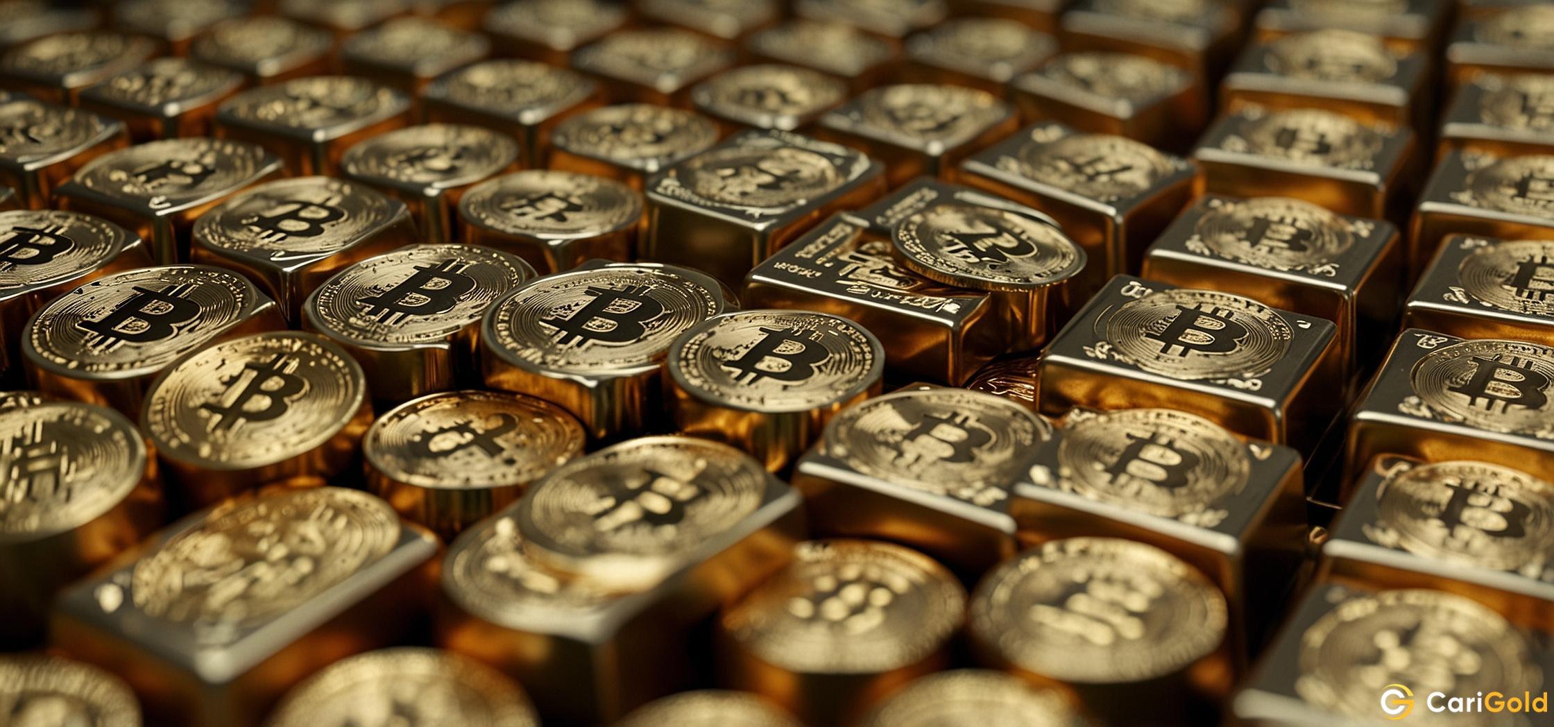 Bitcoin ETFs Pull In $9 Billion as Investors Ditch Gold Holdings