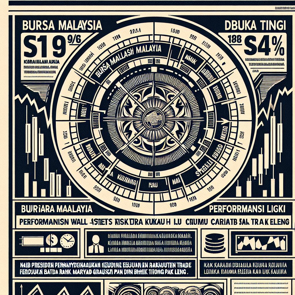 Bursa Malaysia Catat Kenaikan Tetapi Kemudian Merosot Disebabkan Sentimen Lemah